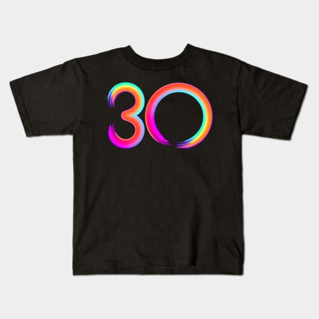 Brushed 30 Kids T-Shirt by MplusC